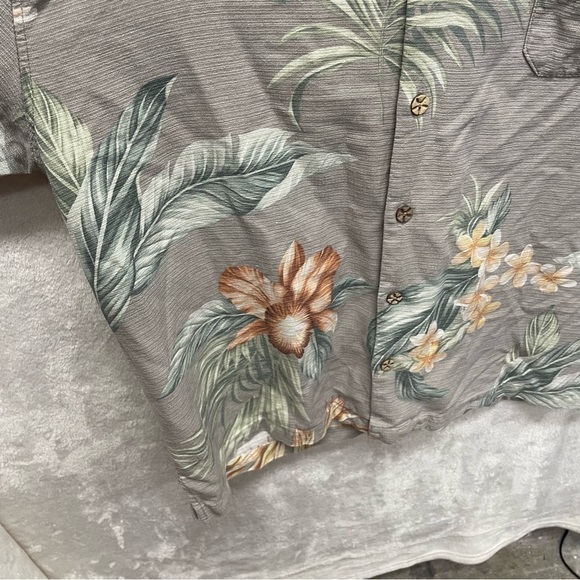 Jamaica Jaxx men’s Hawaiian silk shirt button up short sleeve XL vacation - Picture 5 of 9